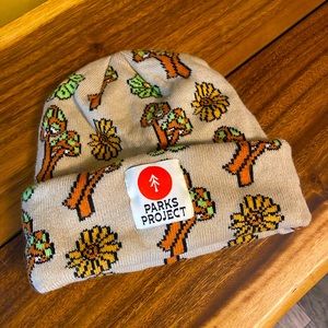 Parks Project mushrooms beanie stocking hat